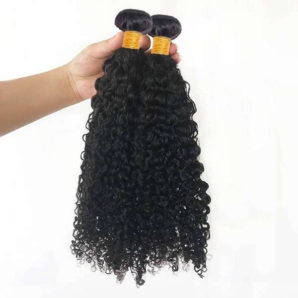 Human Hair extensions Brazilian Weaving Natural Black hair weft