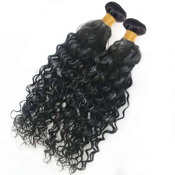 Human Hair Bundles Natural Black Color