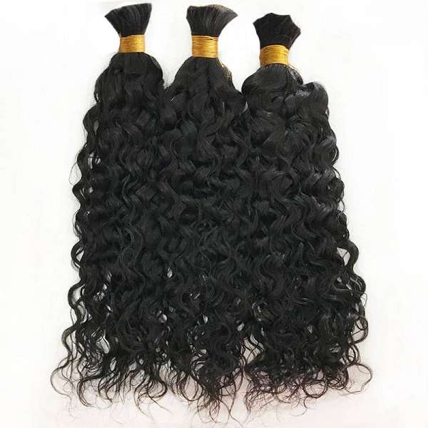 Human Hair Bulks No Weft Natural Color